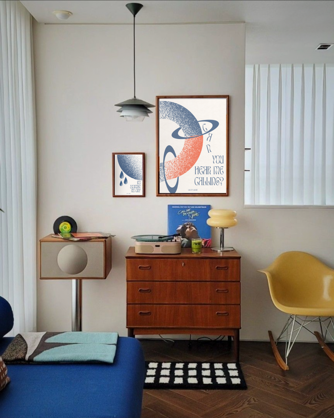 Can You Hear Me Calling? - Framed High-Quality Paper Ready to Hang