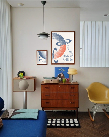 Can You Hear Me Calling? - Framed High-Quality Paper Ready to Hang