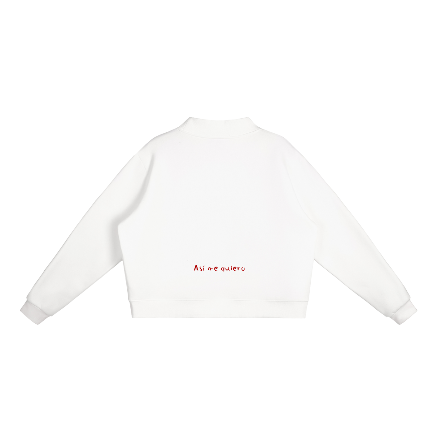 Essential Fleece Mock-Neck Crew Sweatshirt