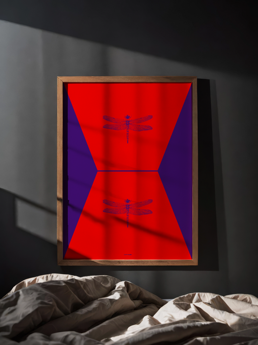 Buzzing Stillness -  Printed Art - Museum-Quality Matte Paper Wooden Framed Poster