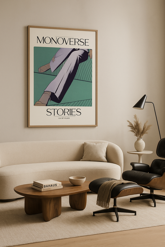 Monoverse - Framed High-Quality Paper Ready to Hang