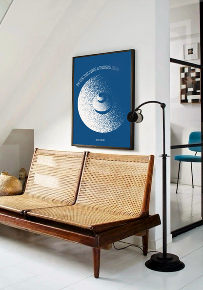 The Man Who Walks A Thousand Miles - Framed High-Quality Paper Ready to Hang