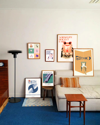Estudio Creativo - High-Quality Paper Ready to Hang - Museum-Quality Matte Paper Wooden Framed Poster