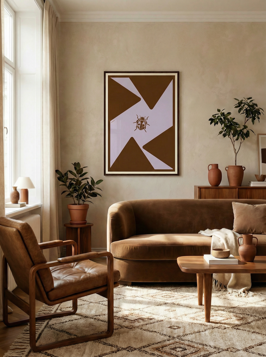 Entomophilia -  Printed Art - Museum-Quality Matte Paper Wooden Framed Poster